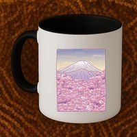 Pastel Mount Fuji Coffee Mug thumb 2