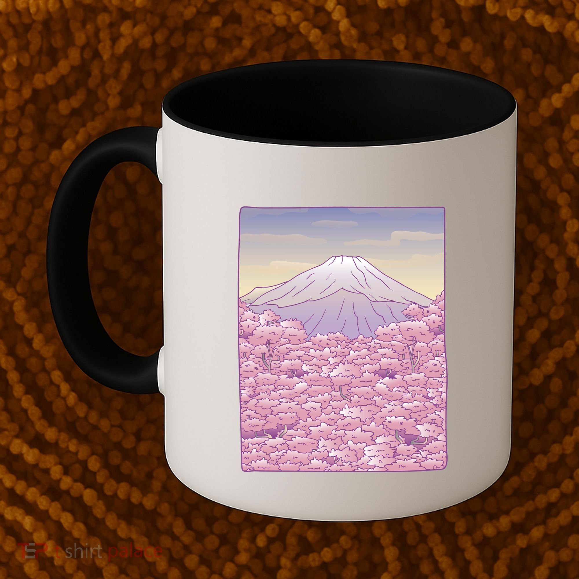 Pastel Mount Fuji Coffee Mug