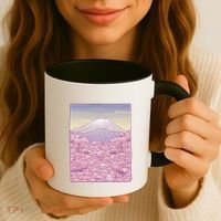 Pastel Mount Fuji Coffee Mug thumb 3