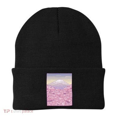Pastel Mount Fuji Beanie