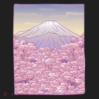Pastel Mount Fuji Beanie thumb 2