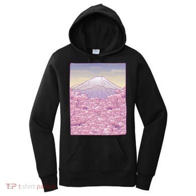 Pastel Mount Fuji Women's Hoodie