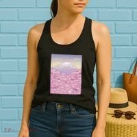 Pastel Mount Fuji Women's Tank Top thumb 2
