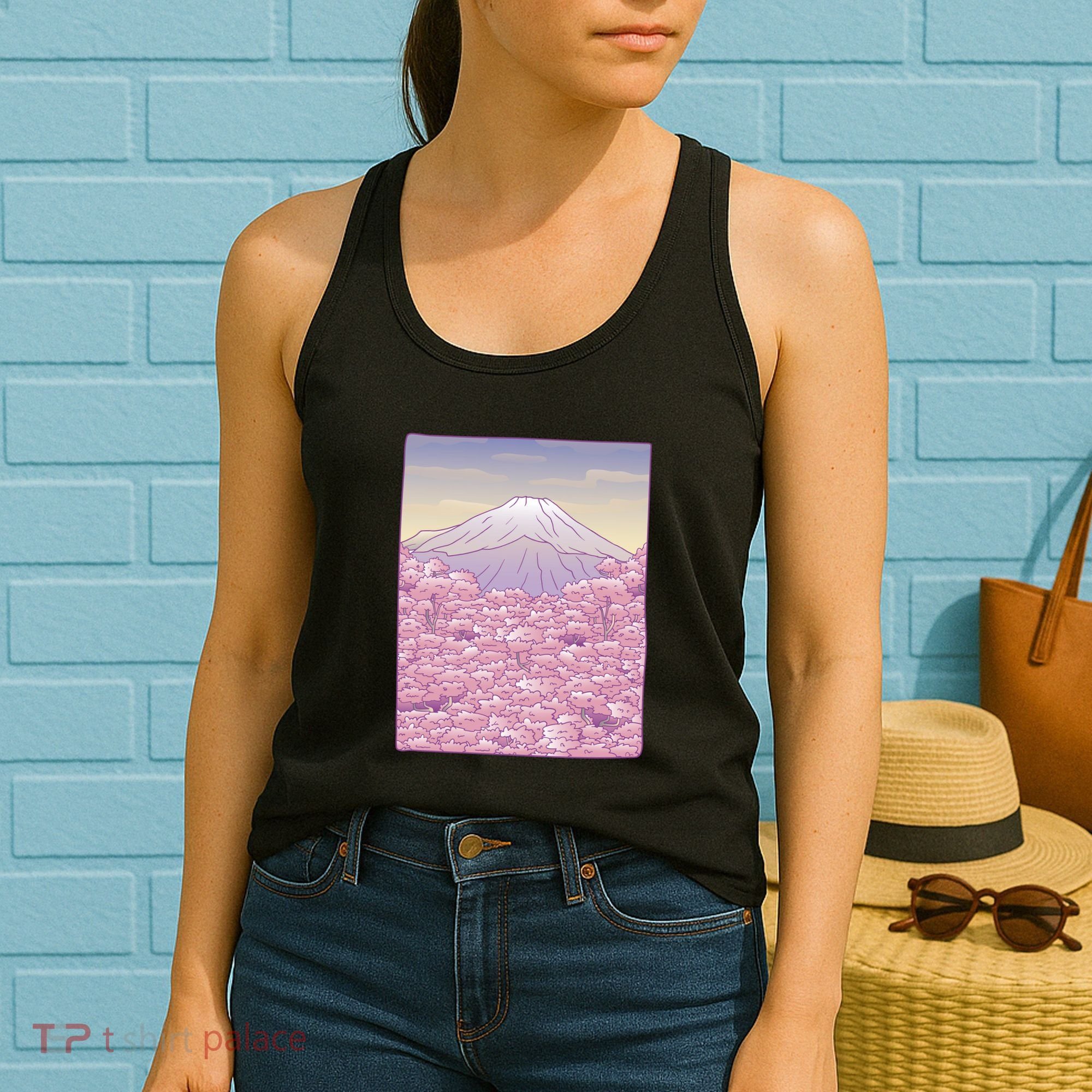 Pastel Mount Fuji Women's Tank Top