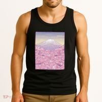 Pastel Mount Fuji Tank Top thumb 3