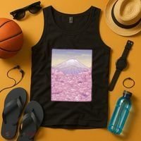 Pastel Mount Fuji Tank Top thumb 4