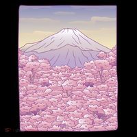 Pastel Mount Fuji Tank Top thumb 6