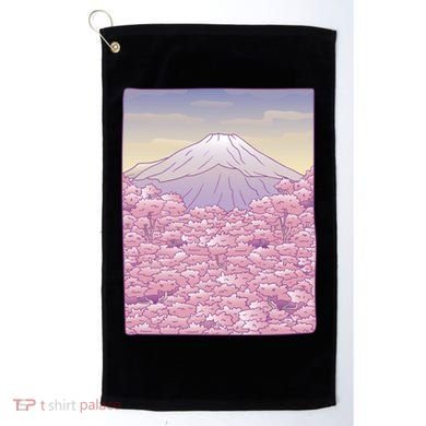 Pastel Mount Fuji Golf Towel