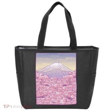 Pastel Mount Fuji Tote Bag