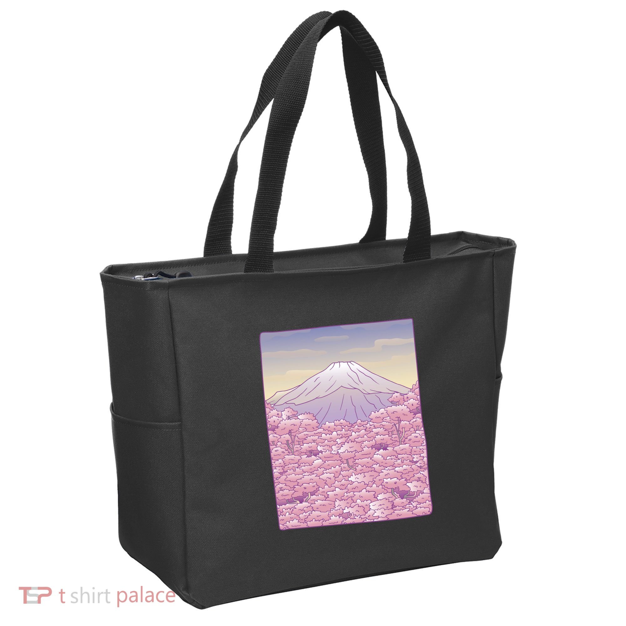 Pastel Mount Fuji Tote Bag