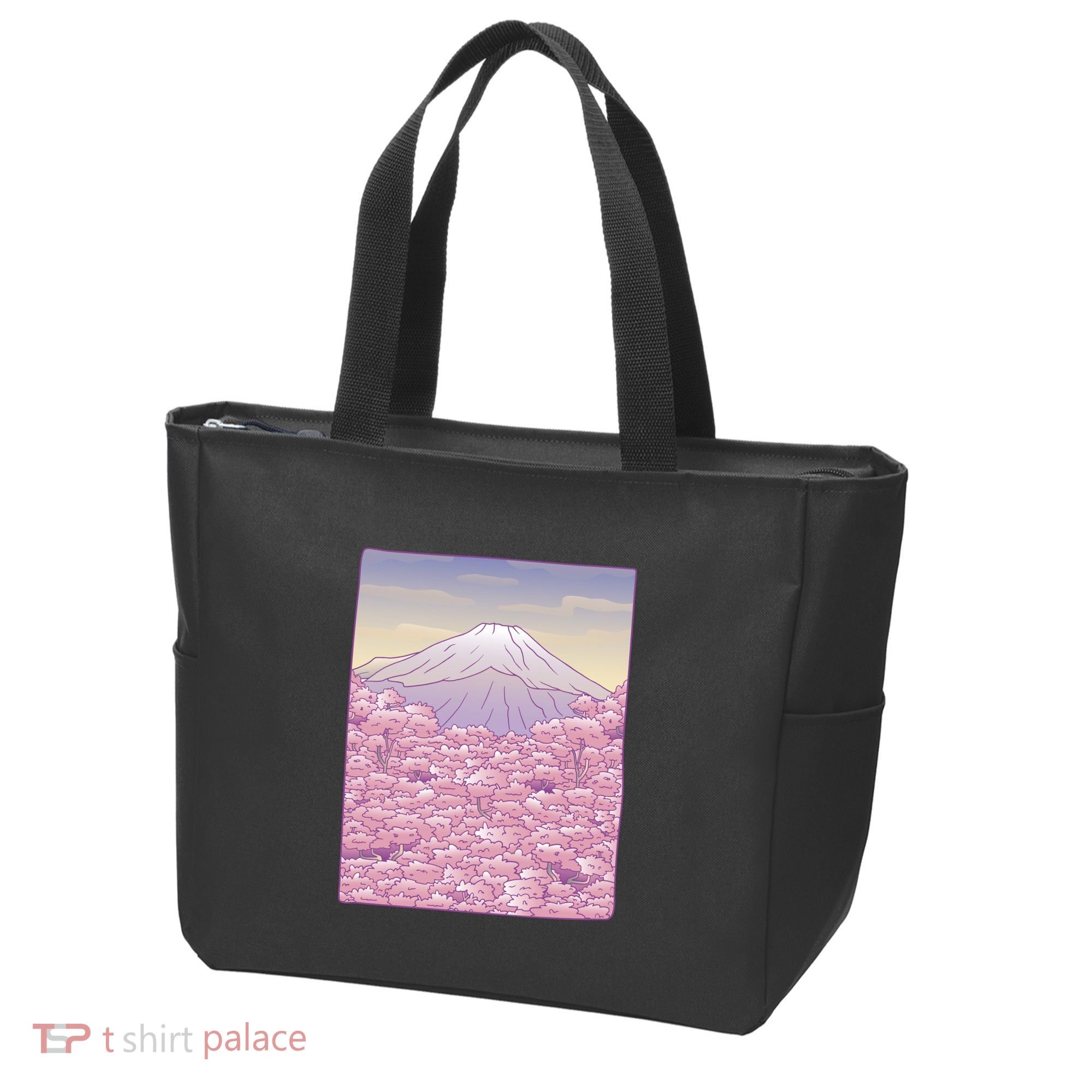 Pastel Mount Fuji Tote Bag