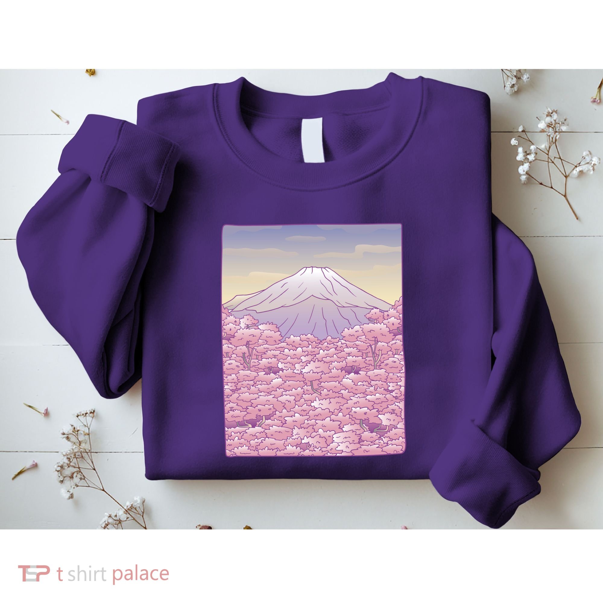 Pastel Mount Fuji Sweatshirt