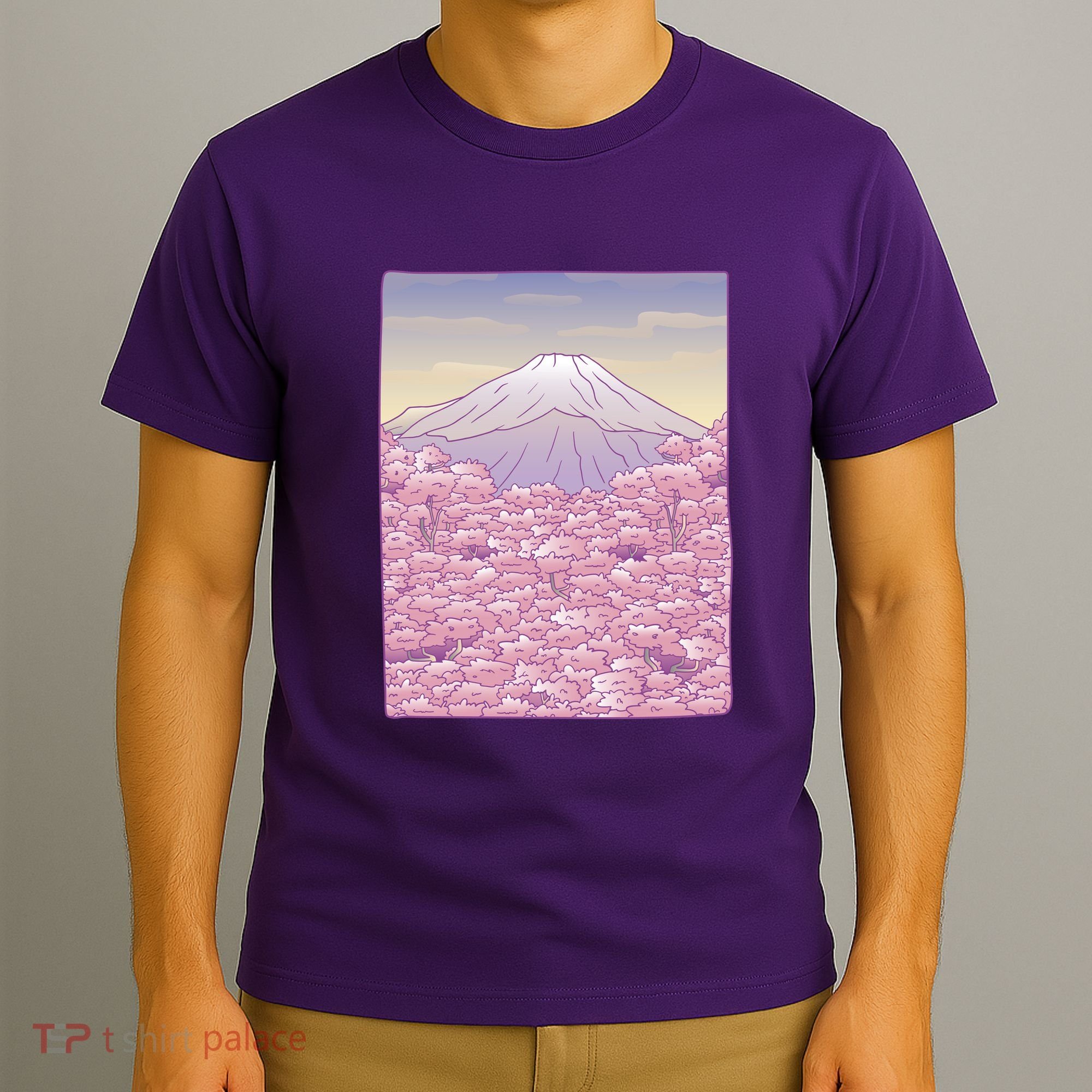 Pastel Mount Fuji T-Shirt