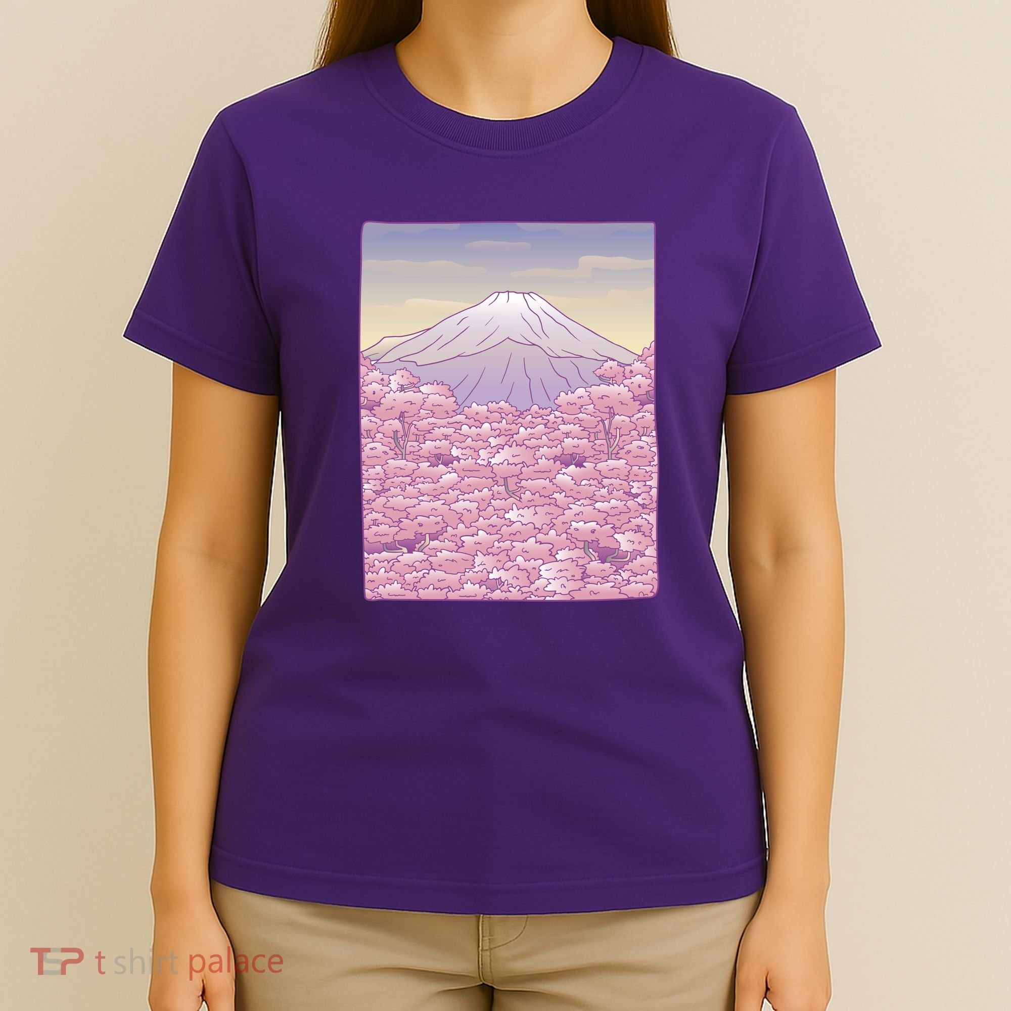 Pastel Mount Fuji T-Shirt