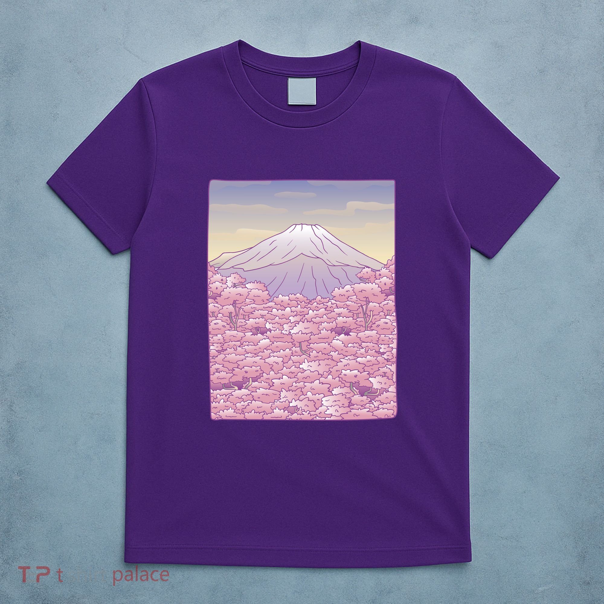 Pastel Mount Fuji T-Shirt