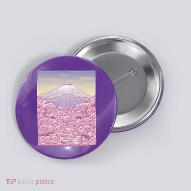 Pastel Mount Fuji Button