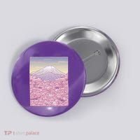 Pastel Mount Fuji Button thumb 0