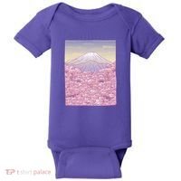 Pastel Mount Fuji Baby Bodysuit thumb 0