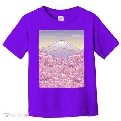 Pastel Mount Fuji Toddler T-Shirt
