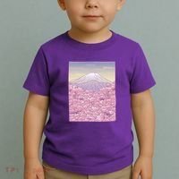 Pastel Mount Fuji Toddler T-Shirt thumb 2