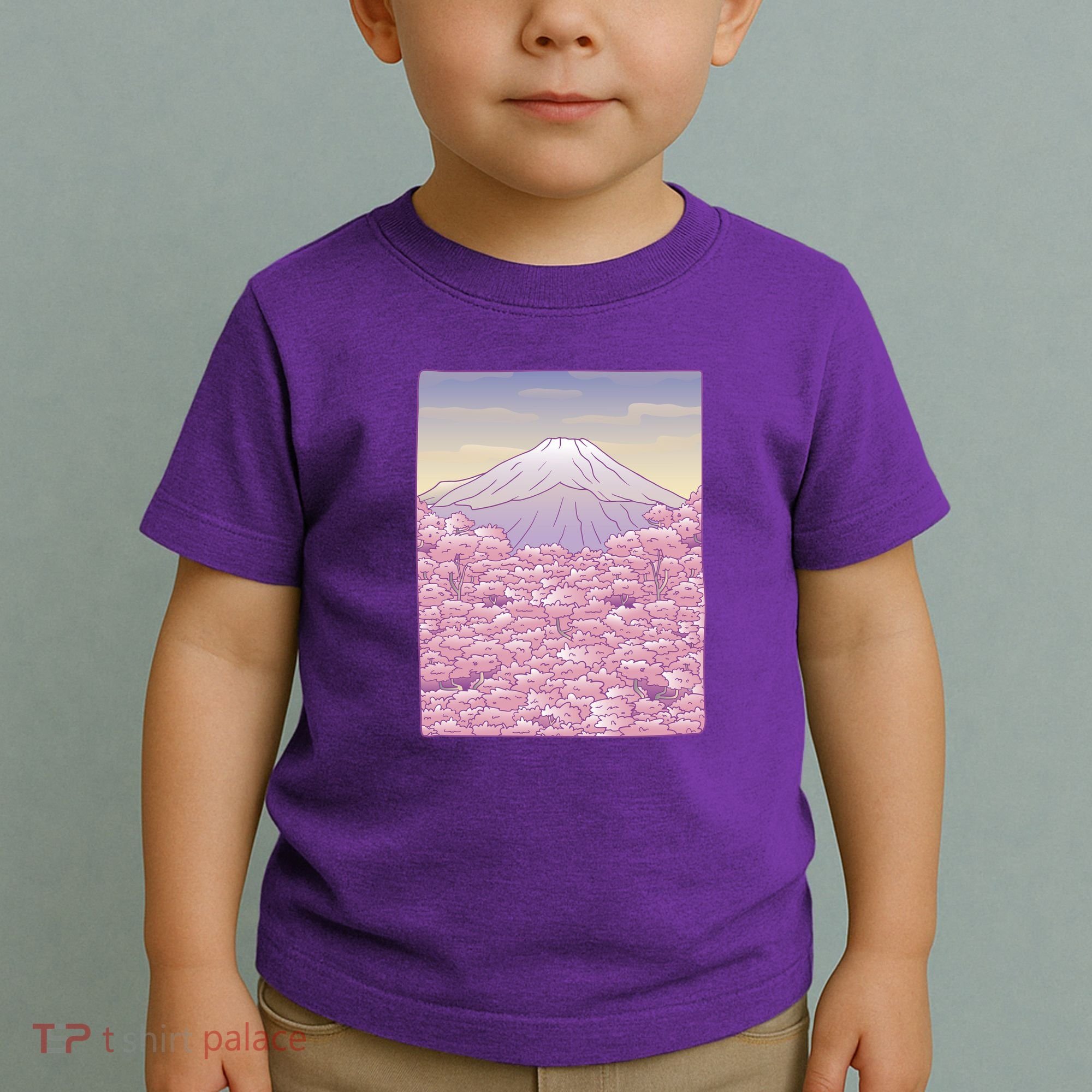 Pastel Mount Fuji Toddler T-Shirt