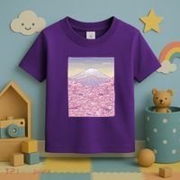 Pastel Mount Fuji Toddler T-Shirt thumb 3