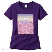 Pastel Mount Fuji Women's T-Shirt thumb 0