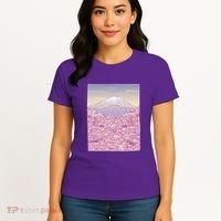 Pastel Mount Fuji Women's T-Shirt thumb 4