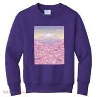 Pastel Mount Fuji Kids Sweatshirt thumb 0