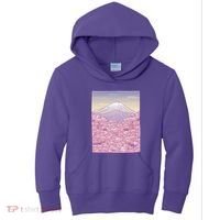 Pastel Mount Fuji Kids Hoodie thumb 0
