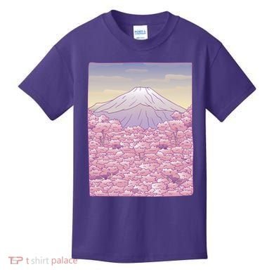 Pastel Mount Fuji Kids T-Shirt