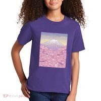 Pastel Mount Fuji Kids T-Shirt thumb 2