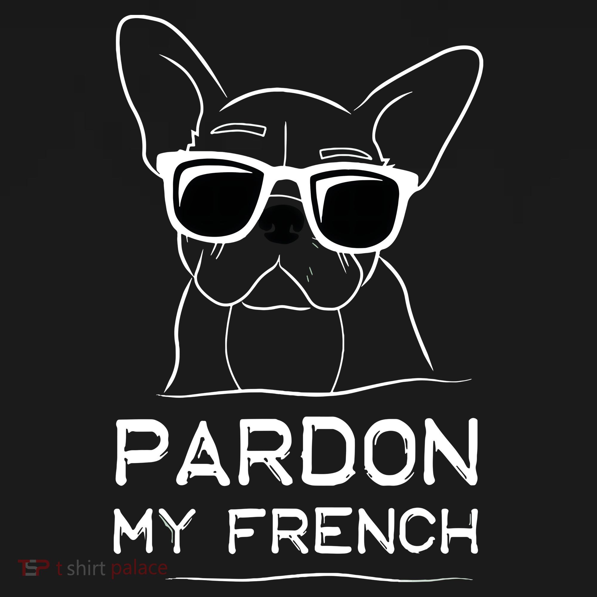 Pardon My French Frenchie Bulldog Women's Hoodie