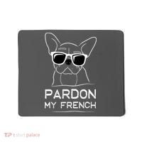 Pardon My French Frenchie Bulldog Mousepad thumb 0