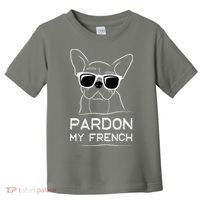 Pardon My French Frenchie Bulldog Toddler T-Shirt thumb 0