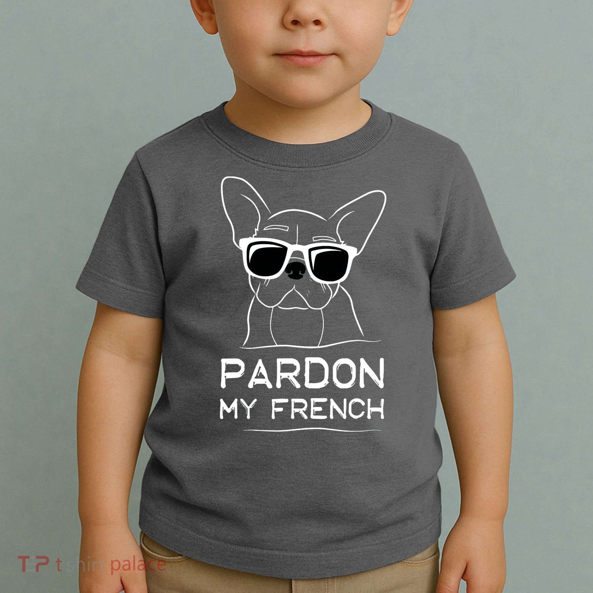 Pardon My French Frenchie Bulldog Toddler T-Shirt