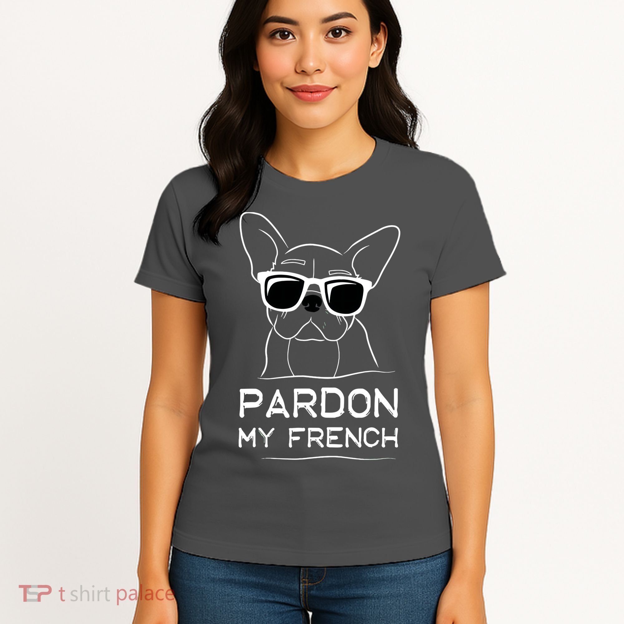 Pardon My French Frenchie Bulldog Women's T-Shirt