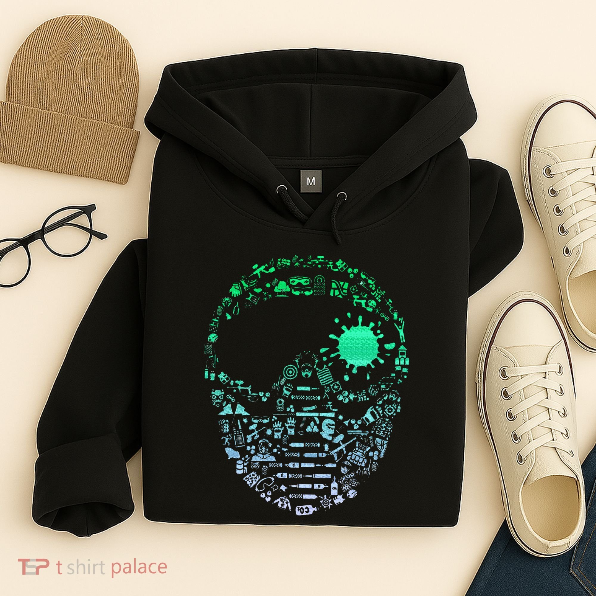 Paintball Mask For Paintballer Paintballing Hoodie