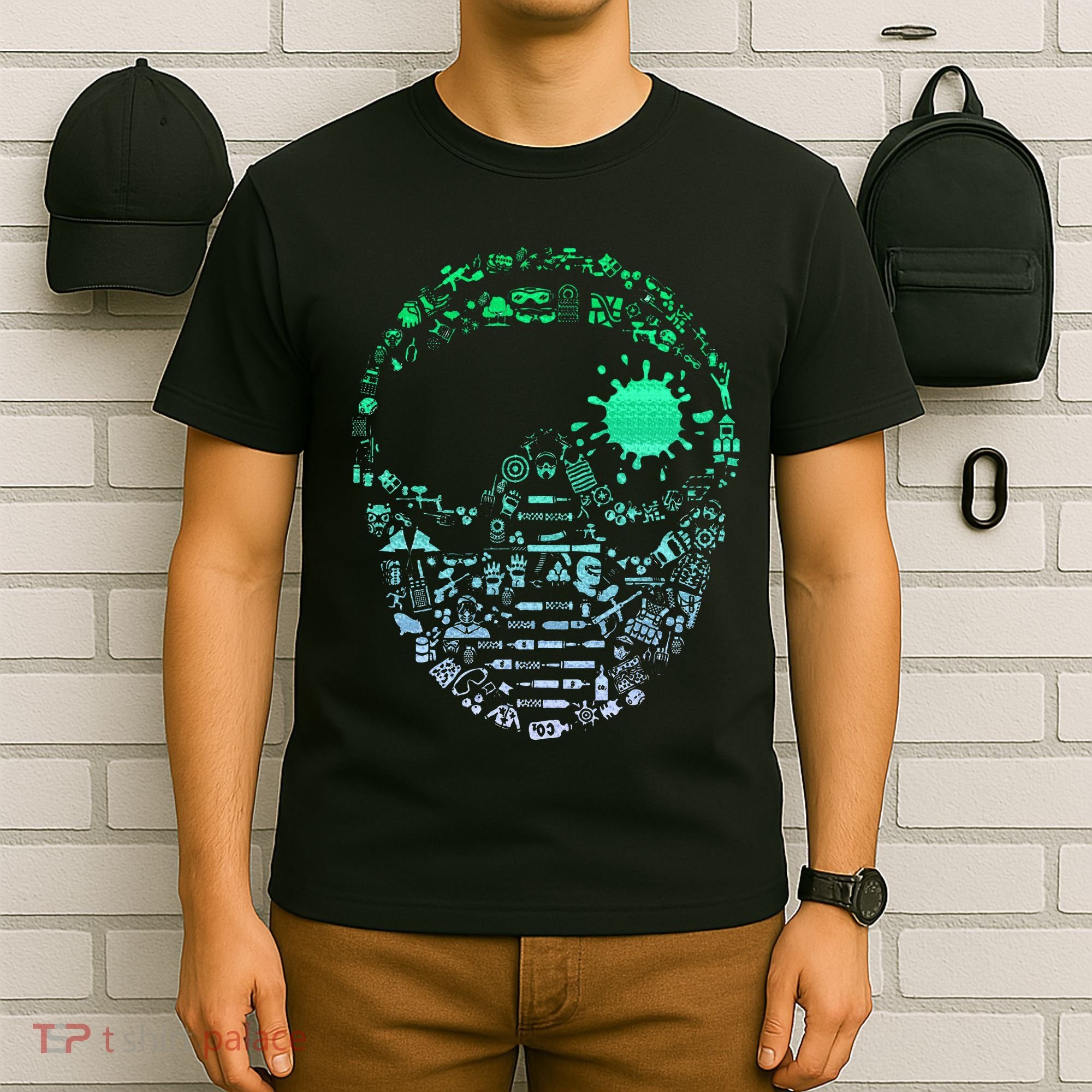 Paintball Mask For Paintballer Paintballing T-Shirt