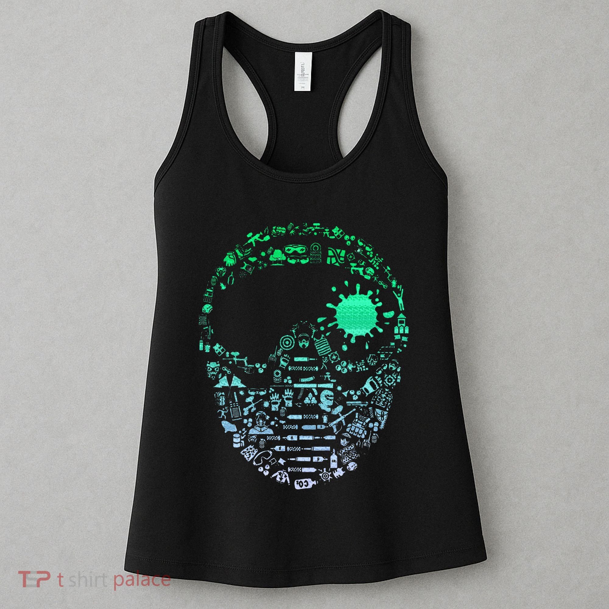 Paintball Mask For Paintballer Paintballing Women's Tank Top
