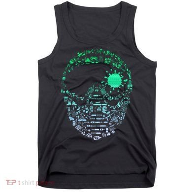 Paintball Mask For Paintballer Paintballing Tank Top