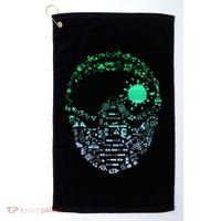 Paintball Mask For Paintballer Paintballing Golf Towel thumb 0