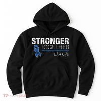 Positive Message For Women Colon Cancer Awareness Hoodie thumb 0