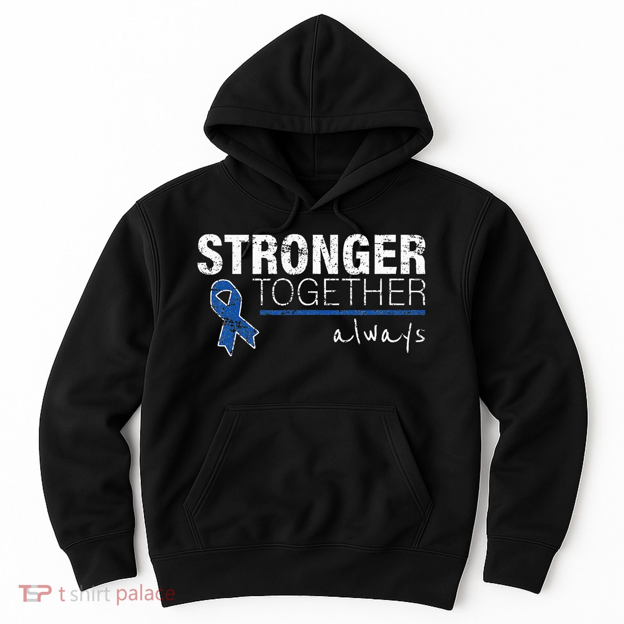 Positive Message For Women Colon Cancer Awareness Hoodie