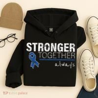 Positive Message For Women Colon Cancer Awareness Hoodie thumb 4