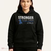 Positive Message For Women Colon Cancer Awareness Hoodie thumb 5