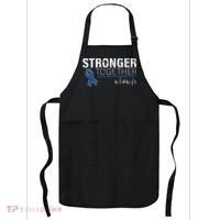 Positive Message For Women Colon Cancer Awareness Apron thumb 0