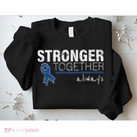 Positive Message For Women Colon Cancer Awareness Sweatshirt thumb 2