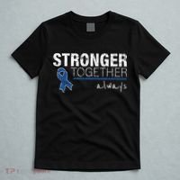 Positive Message For Women Colon Cancer Awareness T-Shirt thumb 5