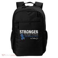 Positive Message For Women Colon Cancer Awareness Backpack thumb 0